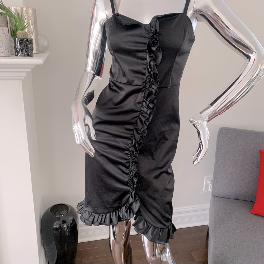 Brand New Rinascimento Satin Cocktail Dress (made in Italy)
